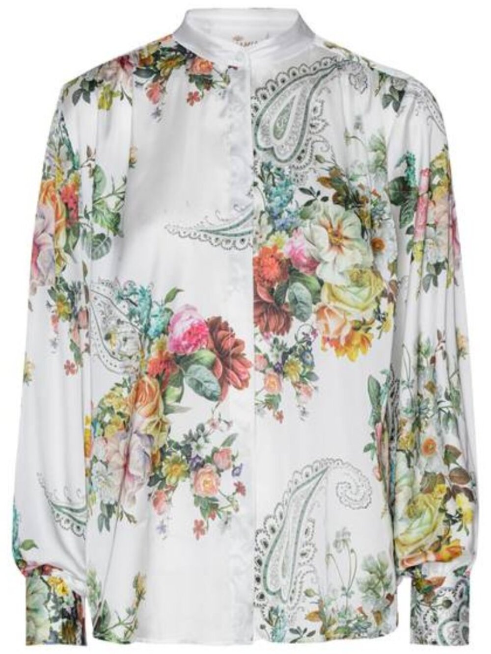 Karmamia Cornelia Shirt Silk Floral Blouse – Posy Print NWT Size Small